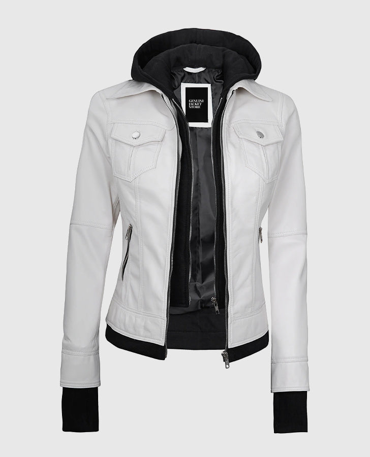 Womens-White-Bomber-Leather-Jacket-with-Hood