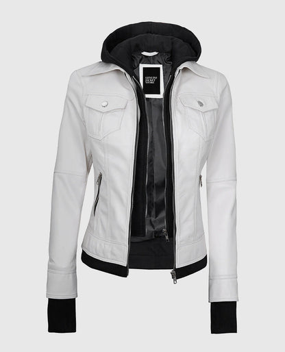 Womens-White-Bomber-Leather-Jacket-with-Hood