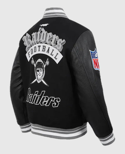Las Vegas Raiders Best of Classic Rib Varsity Jacket