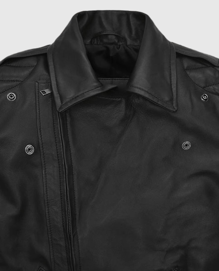 Freddie Mercury Black Leather Jacket