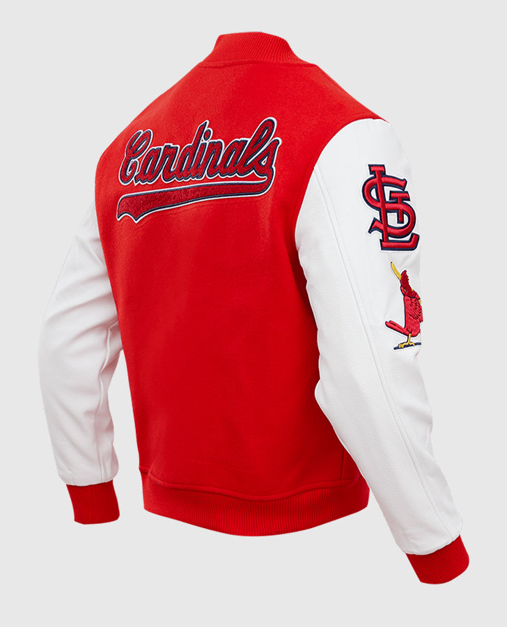 Men's MLB ST. Louis Cardinals Red Varsity Jacket