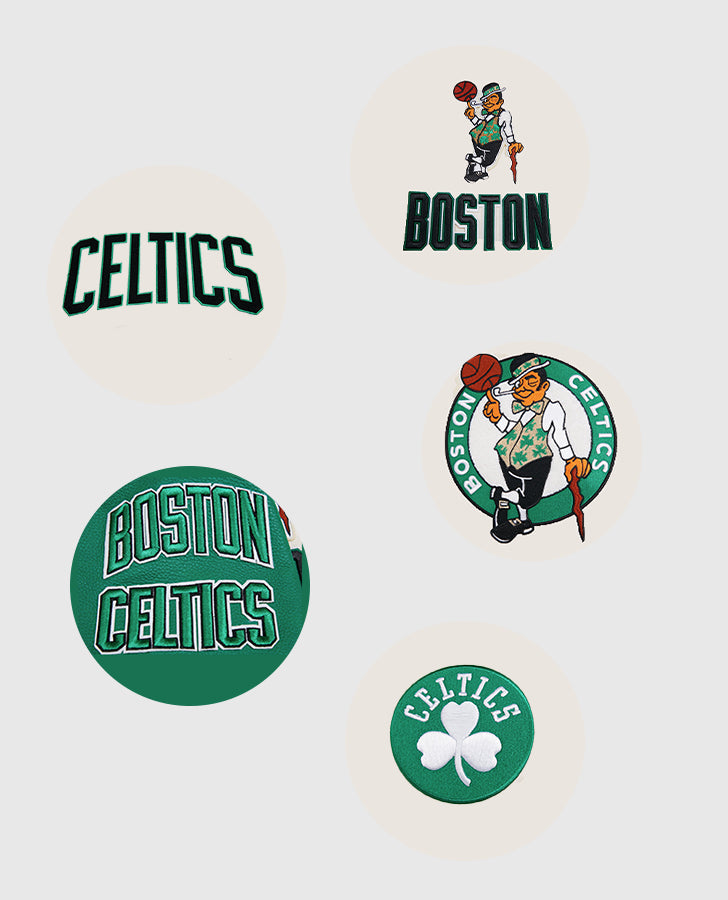 Men's NBA Boston Celtics White Green Varsity Jacket