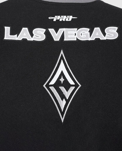 Retro Las Vegas Aces Classics Rib Varsity Jacket
