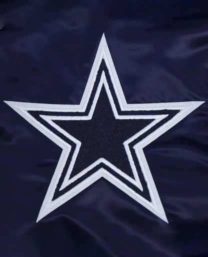 Dallas Cowboys Mashup Classic Rib Satin Jacket