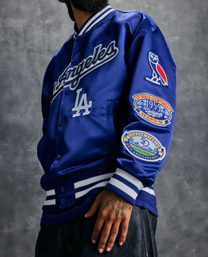 Los Angeles Dodgers OVO Blue Jacket