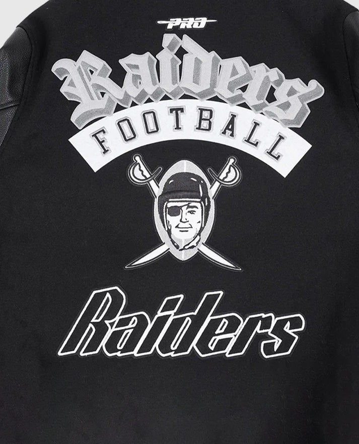 Las Vegas Raiders Best of Classic Rib Varsity Jacket