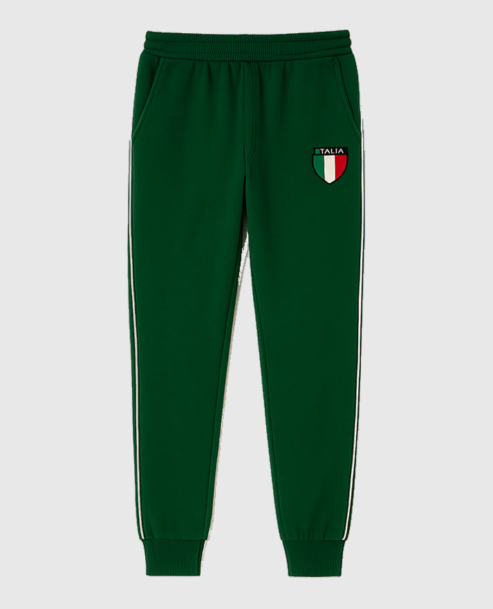 Jason Kelce Italia Green velour tracksuit