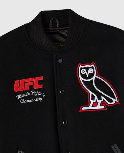 OVO x UFC Championship Varsity Jacket