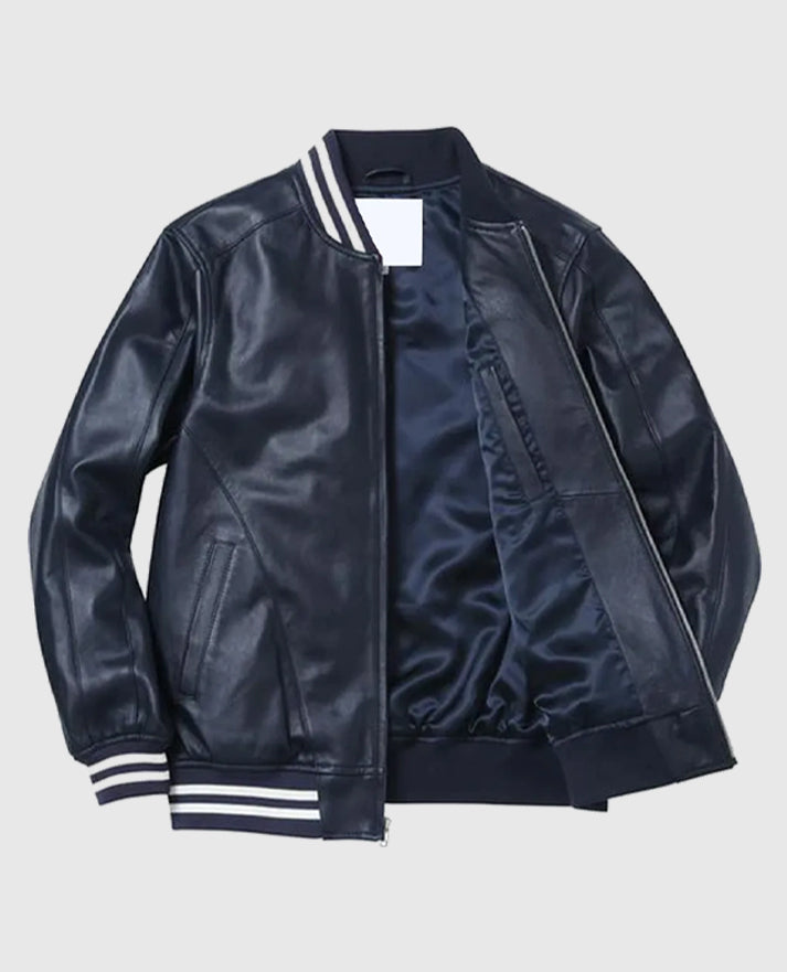 Supreme NY Yankees Varsity Leather Jacket