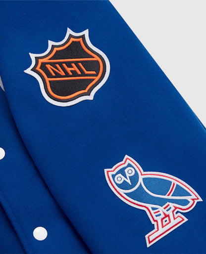 New York Rangers OVO Varsity Jacket