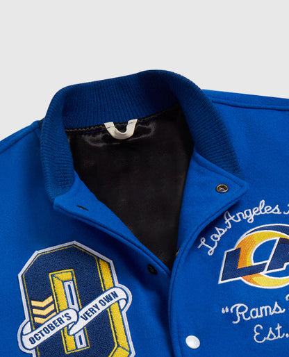 OVO Los Angeles Rams Varsity Jacket