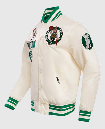 Boston Celtics Retro Classic Rib Jacket
