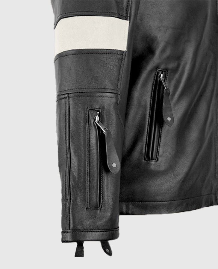 Keanu Reeves John Wick Biker Leather Jacket