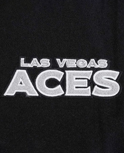 Retro Las Vegas Aces Classics Rib Varsity Jacket