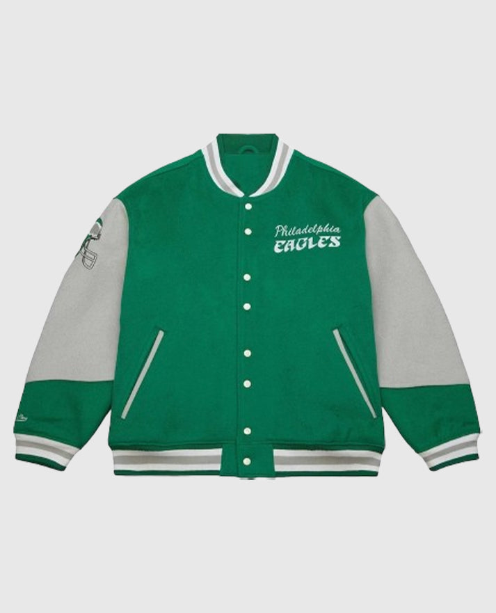 90s Eagles Kylie Kelce Letterman Jacket