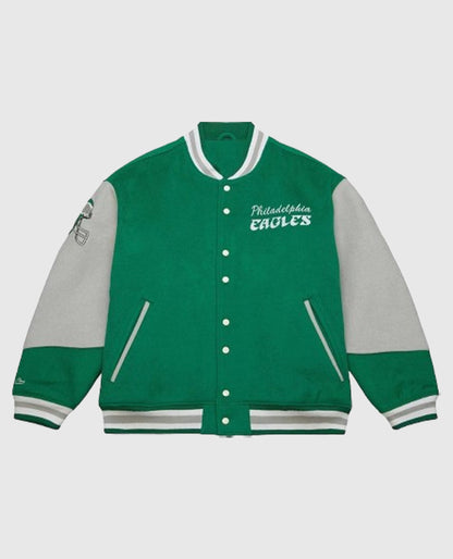 90s Eagles Kylie Kelce Letterman Jacket