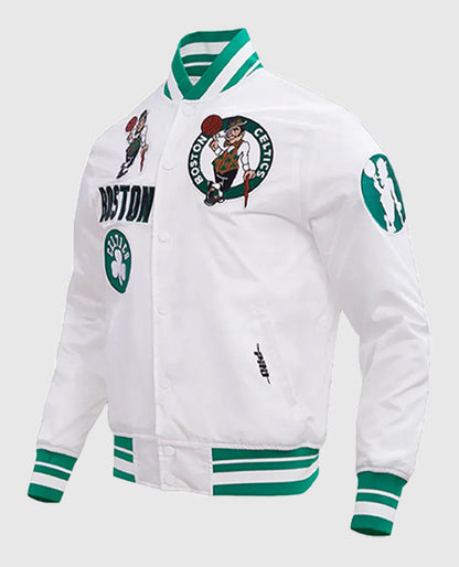 Boston Celtics Retro Classic Rib Jacket