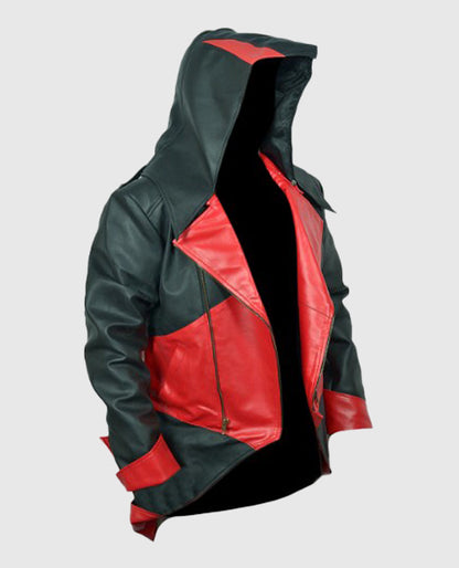 Assassins Creed 3 Black And Red Jacket