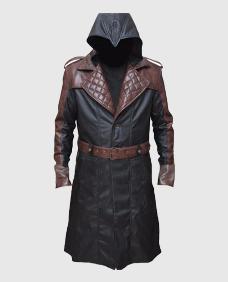 Assassins Syndicate Jacob Frye Leather Trench Coat