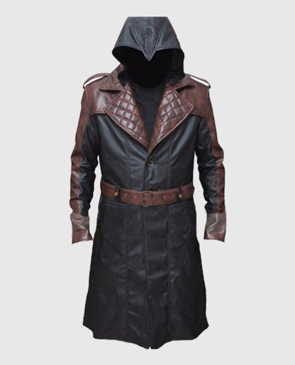 Assassins Syndicate Jacob Frye Leather Trench Coat