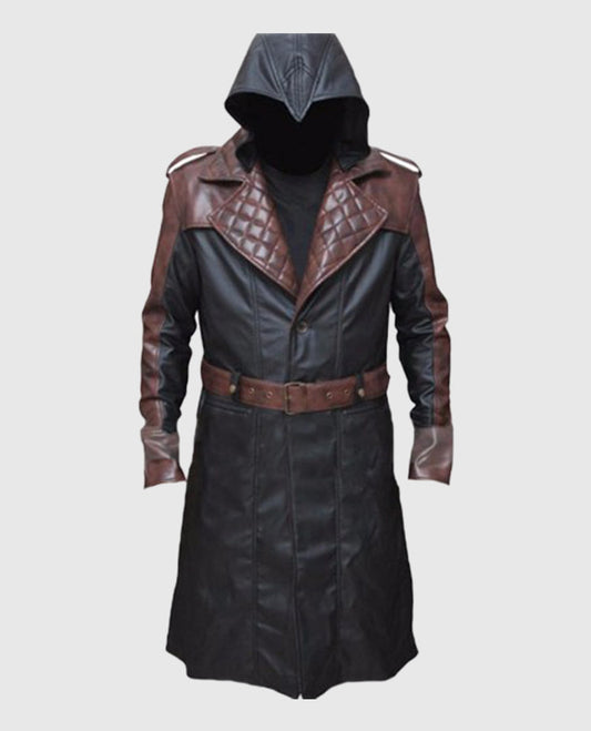 Assassins Syndicate Jacob Frye Leather Trench Coat