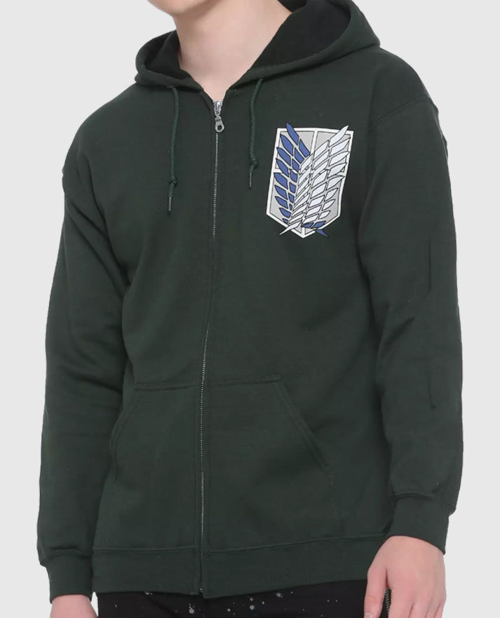 Attack On Titan Scout Regiment Zipper Hoodie
