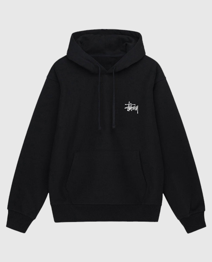 Basic Stussy Black Hoodie