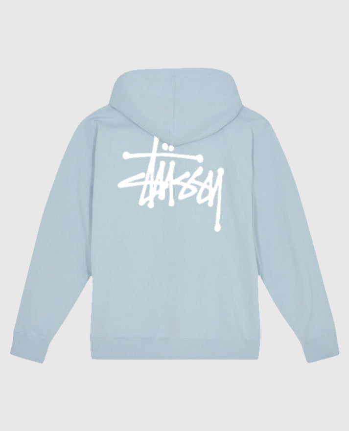 Basic Stussy Blue Pullover Hoodie