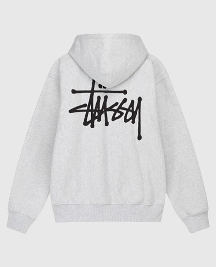 Basic Stussy White Pullover Hoodie
