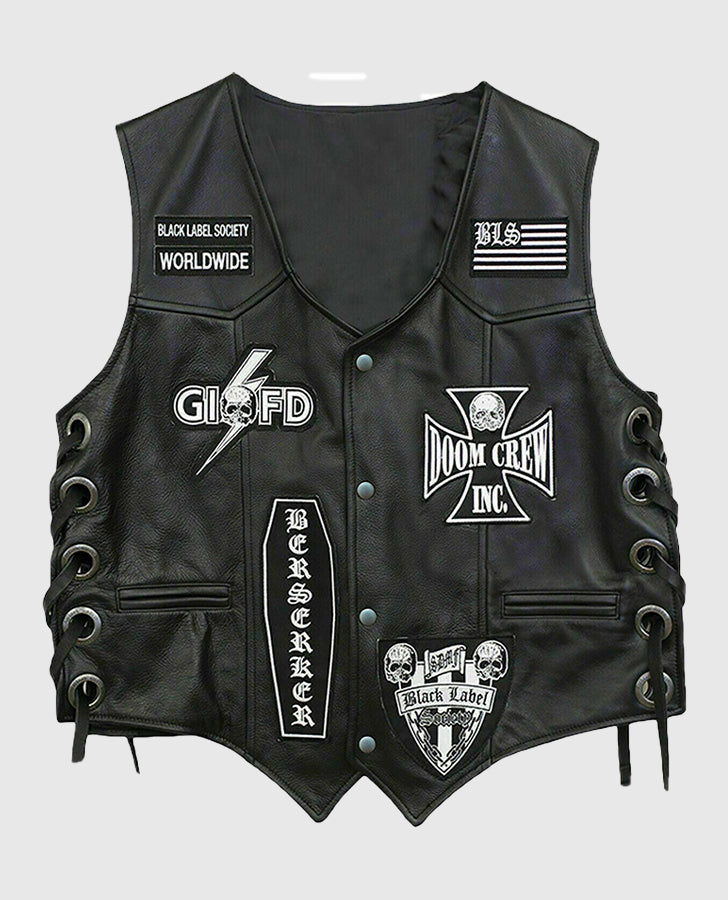 Black Label Society Doom  Biker Vest