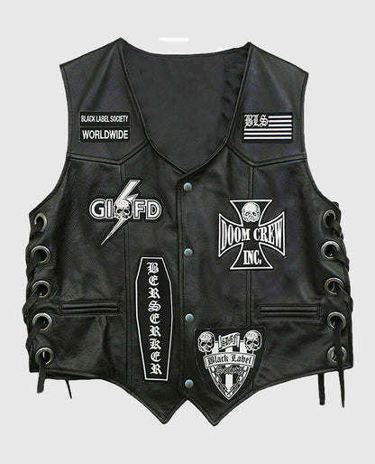 Black Label Society Doom  Biker Vest