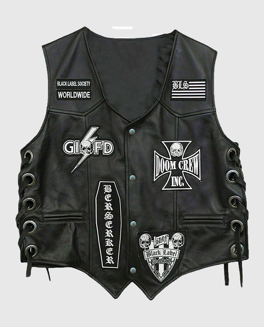 Black Label Society Doom  Biker Vest