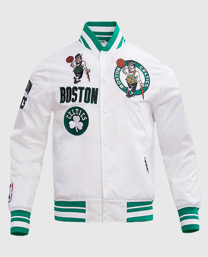 Boston Celtics Retro Classic Rib Jacket