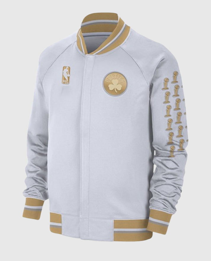 Boston Celtics Trophy Ring Banner Jacket