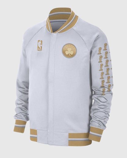 Boston Celtics Trophy Ring Banner Jacket
