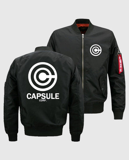 Capsule Corp Black Bomber Jacket