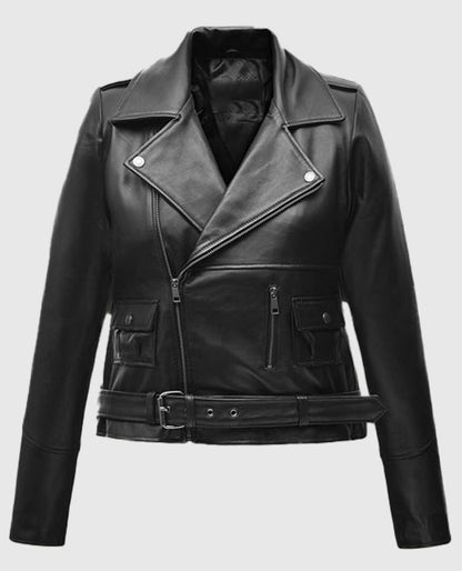 Cate Blanchett Biker Leather Jacket