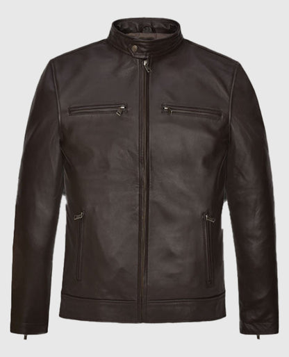 Chicago PD Hank Voight Brown Leather Jacket