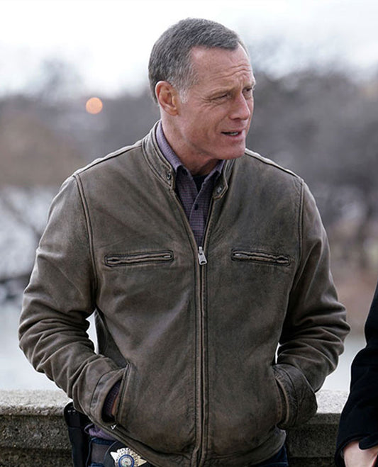 Chicago PD Hank Voight Leather Jacket