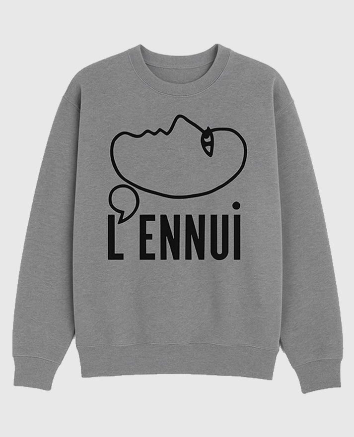 Christa Miller Shrinking S02 Grey Oversized Sweatshirt