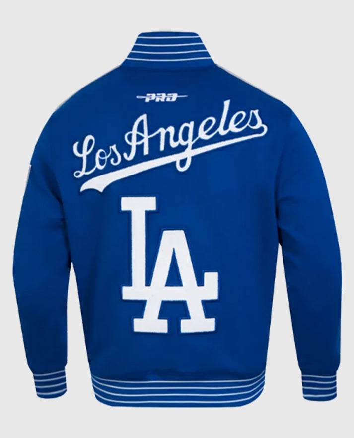 Current Logo Game Day LA Dodgers Blue Jacket