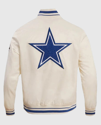 Dallas Cowboys Retro Classic Rib Varsity Jacket