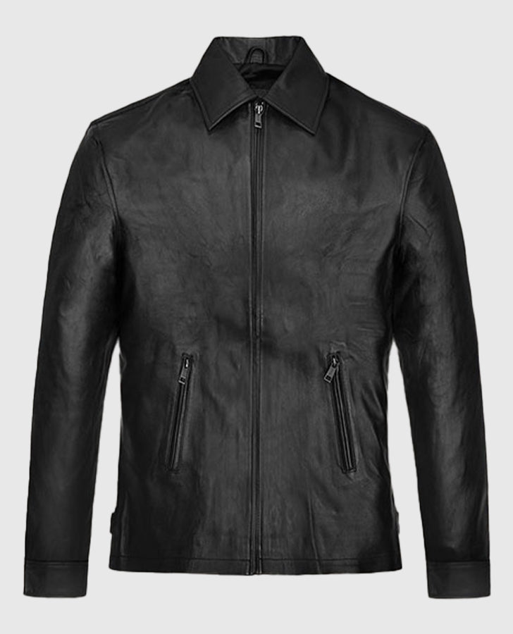 David Schwimmer Friends Season 4 Black Leather Jacket