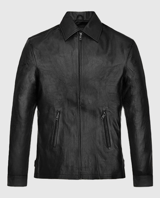 David Schwimmer Friends Season 4 Black Leather Jacket