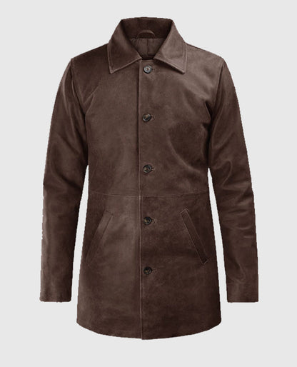 Dean Winchester Leather Trench Coat
