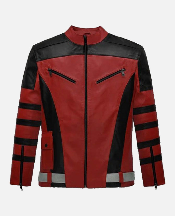 Dwayne Johnson Red One Leather Jacket