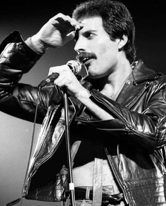 Freddie Mercury Black Leather Jacket