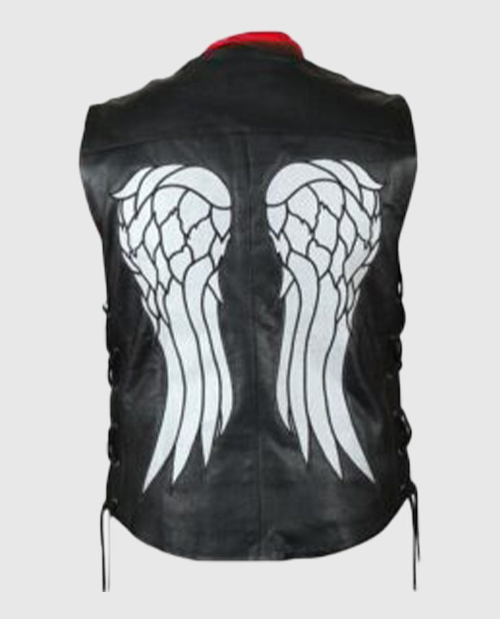 Governor Daryl The Walking Dead Leather Vest
