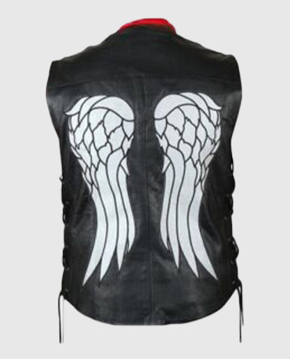 Governor Daryl The Walking Dead Leather Vest
