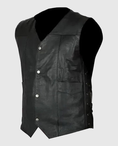 Governor Daryl in The Walking Dead Leather Vest 
